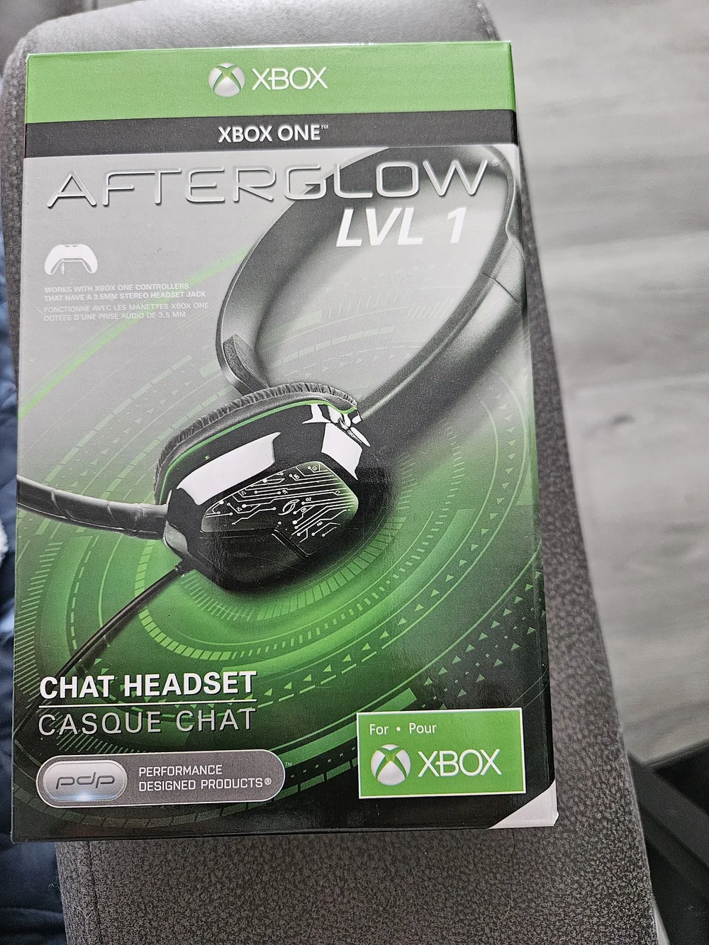 Afterglow LVL 1 Chat Headset & Charging Stand - Black